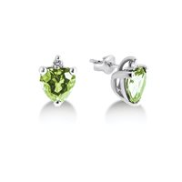 Pendientes Lux Gioielli Mujer in Oro blanco Peridoto ORLK3428PT;SEM;BI - ORLK3428PT;SEM;BI